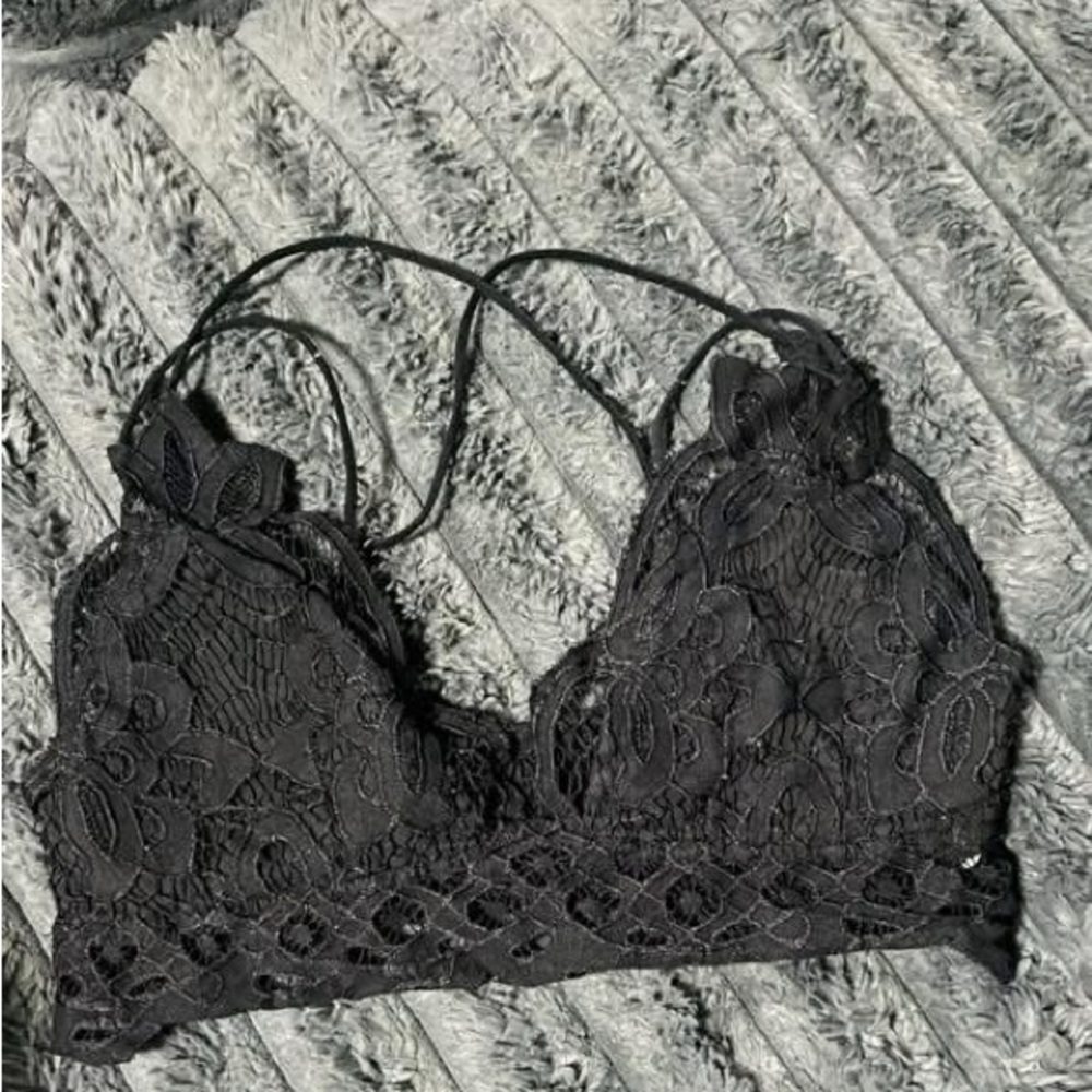 Elegant Black Lace Bralette